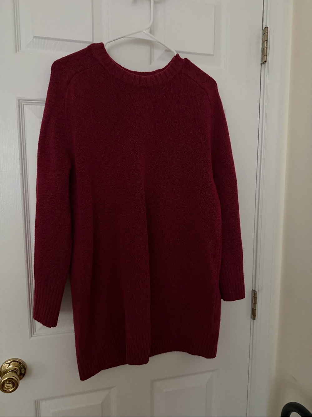 Abercrombie - Sweater Dress - Red - Medium Petite